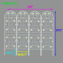 Load image into Gallery viewer, Metal Garden Trellis Rustproof Trellis For Climbing Plant Outdoor Flower Support
