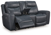 Load image into Gallery viewer, Next Move - Power Reclining Loveseat With Console / Adjustable Headrest