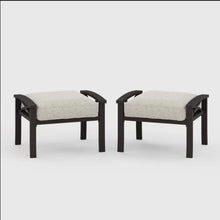 Load image into Gallery viewer, Modern All-Weather Ottomans With Cushions (Set of 2)