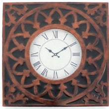 Load image into Gallery viewer, Square Analog Wall Clock - Bronze