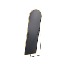 Load image into Gallery viewer, 63" Metal Arch Freestanding And Wall Mount Framed Full Length Mirror - Gold