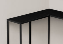Load image into Gallery viewer, Corner Accent Console Table For Entryway, Contemporary & Modern - Black