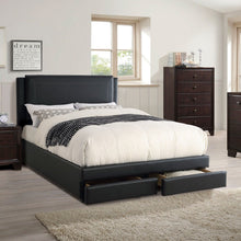 Load image into Gallery viewer, Modern Bed With Storage Drawers