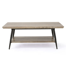 Load image into Gallery viewer, Wood Coffee Table - Gray / Black