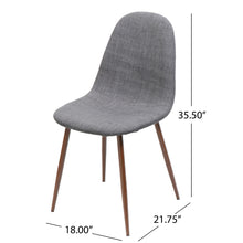 Load image into Gallery viewer, Elegant Dining Chair Set With Fabric