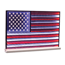 Load image into Gallery viewer, Plastic Tabletop Sculpture With LED (720814) - Red / White / Blue