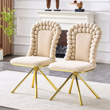 Load image into Gallery viewer, Puffy Bubble, Ball Chain Chair For Dining Room & Kitchen (Set of 2)
