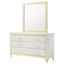 Load image into Gallery viewer, Malcolm - 6 Drawer Dresser With Mirror - White