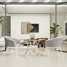 Load image into Gallery viewer, Rowan - Rope Barrel Back Patio Dining Chairs (Set of 2) - Optic White