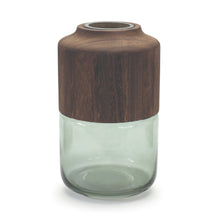 Load image into Gallery viewer, Round Table Vase With - Brown / Sage