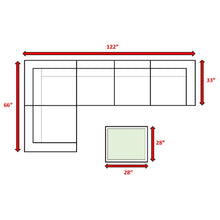 Load image into Gallery viewer, Stylish Wicker Patio Set Table