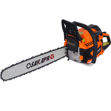 Load image into Gallery viewer, High Performance 22" 58Cc Gasoline Chainsaw For Trees And Wood Cutting Epa Compliant - Orange