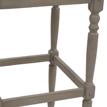 Load image into Gallery viewer, Backless Bar Height Chair With Footrest 29" - Natural and Gray