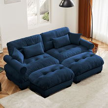 Load image into Gallery viewer, Super Comfort Oversized Modular Sectional Sofa With Movable Ottoman