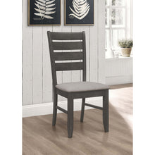 Load image into Gallery viewer, Padded Seat Side Chairs With Tapered Slats (Set of 2)