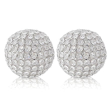 Load image into Gallery viewer, Decorative Orb Tabletop Sculptures (Set of 2) (373745) - Clear / Silver