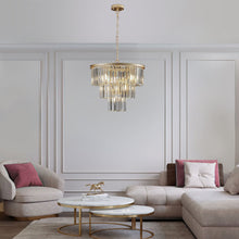 Load image into Gallery viewer, 23'' Chandelier Metal Ceiling Light - Gold