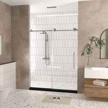 Load image into Gallery viewer, Frameless Shower Door, Smooth Sliding Tracks