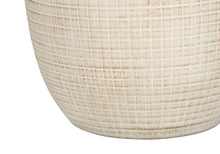 Load image into Gallery viewer, Ceramic Urn Table Lamp With Drum Shade - Cream