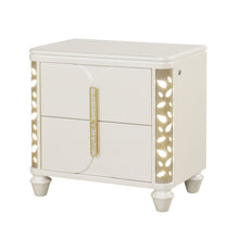 Load image into Gallery viewer, Cinderella - Nightstand With LED Accents And 2 Storage Drawers - Beige