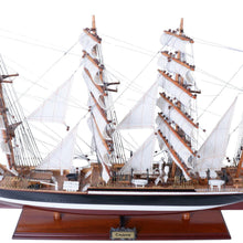 Load image into Gallery viewer, Hand Painted Model Boat (624656) - Dark Brown / White