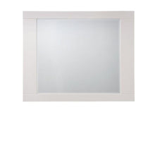 Load image into Gallery viewer, 37" Square Framed Mounted Dresser Mirror - White