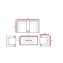Load image into Gallery viewer, Outdoor Elegance Conversation Set With Fire Pit