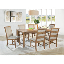 Load image into Gallery viewer, Rectangular Dining Set With Angular Legs