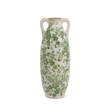 Load image into Gallery viewer, Leaf Amphora Table Vase (574227) - Green / White