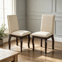 Load image into Gallery viewer, Upholstered Dining Chairs With Nailhead (Set of 2)