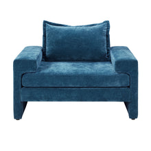 Load image into Gallery viewer, Upholstered Accent Chair With Wide Armrests And Ergonomic Back Support