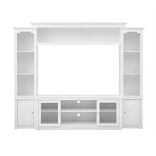 Load image into Gallery viewer, All-In-One TV Stand With Bookcase For TVs Up To 65"