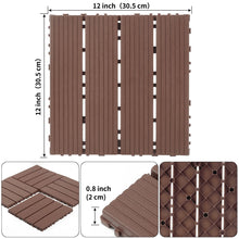 Load image into Gallery viewer, Interlocking Decking Tiles, 44 Packs