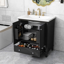 Load image into Gallery viewer, Modern Bathroom Vanity With Sink Combo, Multi Functional Cabinet With Doors And Drawer