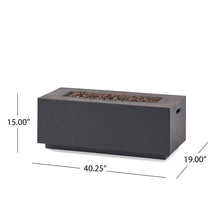 Load image into Gallery viewer, Contemporary Outdoor 40,000 Btu Propane Fire Pit