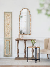 Load image into Gallery viewer, Large Wooden Rectangle Hanging Panel Decorative Wall Sculpture, Carved Wall Art - Beige