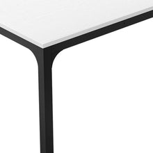 Load image into Gallery viewer, Wood Iron Dining Table - White / Black