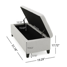 Load image into Gallery viewer, Upholstered Storage Ottoman Bench, Foot Rest For Bedroom