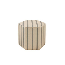 Load image into Gallery viewer, Accent Ottoman Printed Stripe