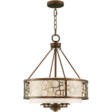 Load image into Gallery viewer, 22" Five Light Dimmable Chandelier With Shades - Bronze
