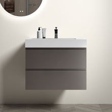 Load image into Gallery viewer, Alice - Bathroom Vanity With Sink, Large Storage Wall Mounted Floating Bathroom Vanity For Modern Bathroom, One-Piece Sink Basin Without Drain And Faucet