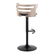 Load image into Gallery viewer, Cosi - Mid Century Modern Adjustable Barstool, Swivel With Rounded T Footrest (Set of 2)