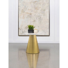 Load image into Gallery viewer, Landry - Round End Table - White Marble