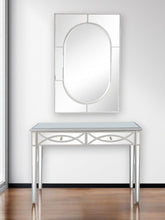 Load image into Gallery viewer, Mirrored Glass Console Table And Drawers - Silver