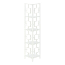 Load image into Gallery viewer, Corner Bookcase (376528) - White