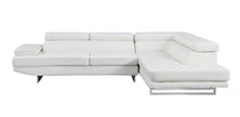 Load image into Gallery viewer, Leather L Shaped Two Piece Corner Sectional - Gray