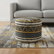 Load image into Gallery viewer, Cotton Ottoman 18" - Black