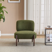 Load image into Gallery viewer, Modern Boucle Lounge Chair With Solid Wood Fram