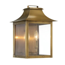 Load image into Gallery viewer, Manchester 2-Light Aged Pocket Wall Light - Brass