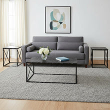 Load image into Gallery viewer, Metal Coffee Table (Set of 3) - Black